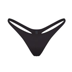 SKIMS WOMEN'S THONG IN ONYX SIZE SMALL NWT $36